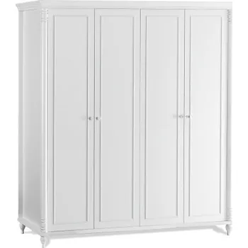 Šatní skříň Šatní skříň 4D s osvětlením Luxor - bílá