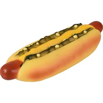 Hračka pro psa Hračka vinyl HotDog 25cm Flamingo