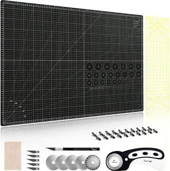 Sada na patchwork a šití, TEXI CRAFT BLACK 90x60cm