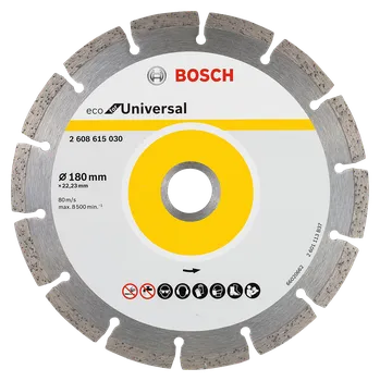 Řezný kotouč Bosch ECO Diamantový řezný kotouč Universal, ø 180 × 2,2 × 22,23 mm, 8500 ot./min&nbsp;2608615030