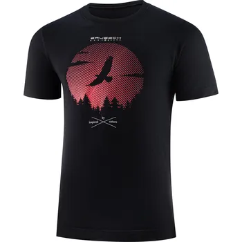 Pánské tričko BRUBECK OUTDOOR WOOL PRO PÁNSKÉ TRIČKO S KRÁTKÝM RUKÁVEM SS1265M Barva: Černá, Velikost: XXL