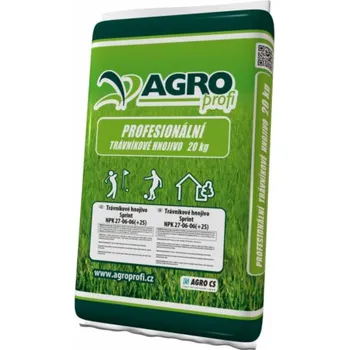 Hnojivo Agro CS PROFI Trávníkové hnojivo SPRINT [27-06-06+2S, 2–4 mm]