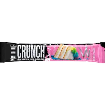 Warrior Warrior® Crunch High Protein Bar 64 g Příchuť: narozeninový dort