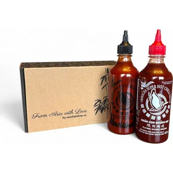 Kosmetická sada sambalshop Dárkový set | Sada omáček Sriracha Hot & Fire