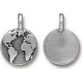 Přívěsek TierraCast přívěsek Earth starostříbrný