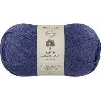Příze Novita 7 Brothers Nature 173 Modrá (Ponožková příze 7 Veljestä Sehnsucht )