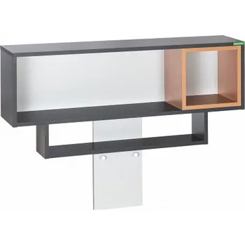 police Nástěnná police Thor - béžová/bílá/černá