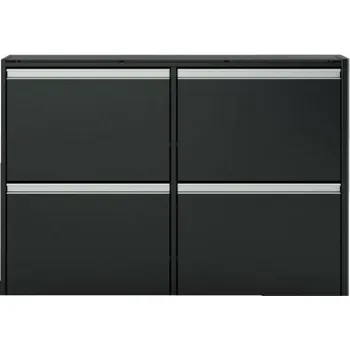 Botník Výklopný botník Cloud 192 - černá/hnědá