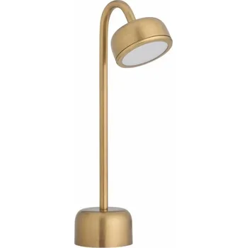 Lampička Zlatá kovová nabíjecí stolní LED lampa Bloomingville Nico