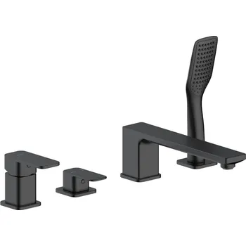 Vodovodní baterie Oltens Hadsel vanová baterie na vanu černá mat 34203300