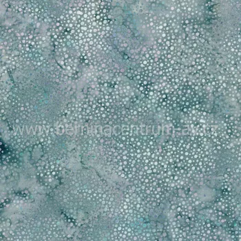 Hoffman 3019-112 bali batika puntík šedá bavlněná látka patchwork