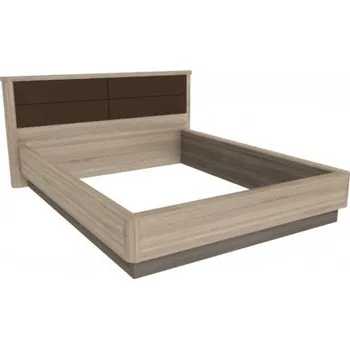 Postel Postel Penelope 180x200cm - dub sonoma světlý/dub sonoma tmavý