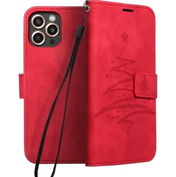 Pouzdro na mobilní telefon Pouzdro Forcell Mezzo Book Samsung Galaxy A52 / A52s - A525 / A526 / A52 Stromeček Červený