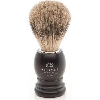 Štětka na holení St James of London Ash Super Badger, štětka na holení