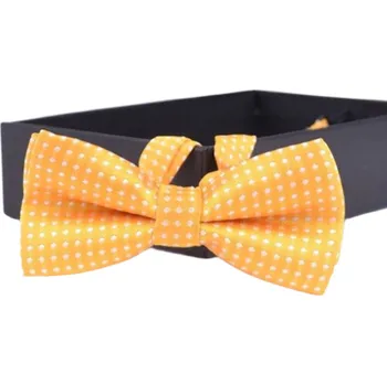 Motýlek Dětský motýlek s puntíky Miranda Žlutý