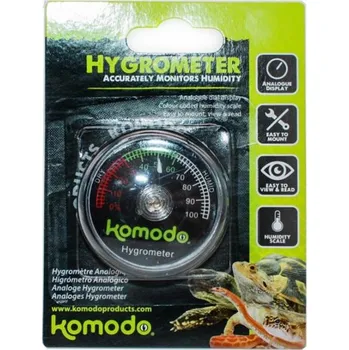 Teraristika Vlhkoměr analogový Komodo 5x5cm