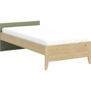 Postel Studentská postel 100x200cm Habitat - dub/zelená