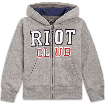 Chlapecký svetr RIOT CLUB CHLAPECKÁ MIKINA "RIOT CLUB" Barva: šedá, Velikost: 8-9 let (134)