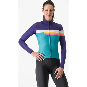cyklistický dres CASTELLI dámský dres Tornare, malachite green S