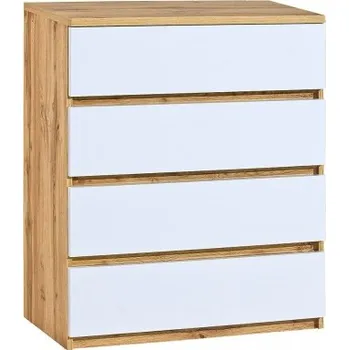 Komoda Zásuvková komoda Liana - bílá/dub wotan