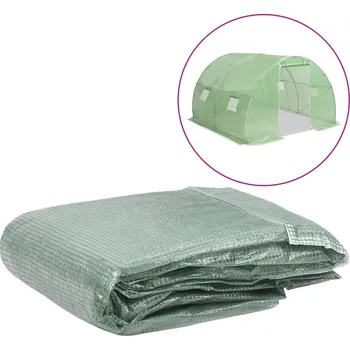 Mulčovací textilie vidaXL Marketos Náhradní plachta na skleník (9 m²) 300 x 300 x 200 cm zelená