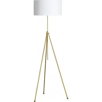 Stojací lampa Stojací lampa Luxor - zlatá/bílá