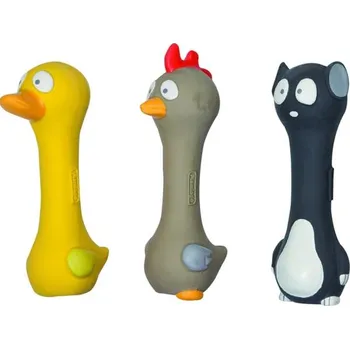 Hračka pro psa Hračka vinyl zvířatka panáčci Flamingo 19cm