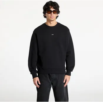 Pánská mikina Mikina A.P.C. Boxy Micro Logo Sweatshirt Black XL