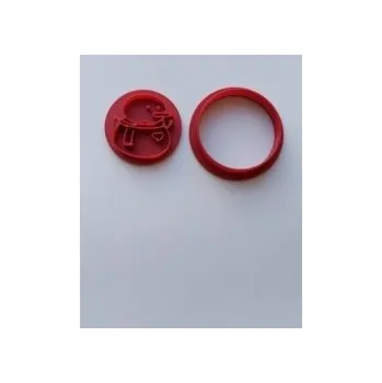 Vykrajovátko Vykrajovátko s otiskovačem SNĚHULÁK se srdíčkem