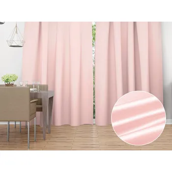 ubrus Saténový závěs LUX-058 Lasturově růžový 140x140 cm