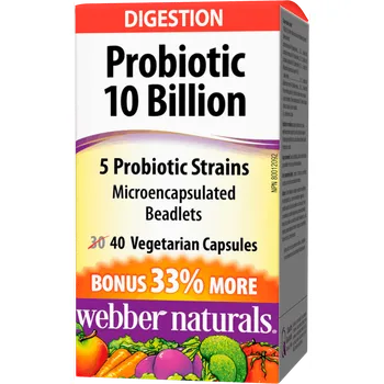 Fitness strava Webber Naturals Probiotic 10 Billion 40 cps