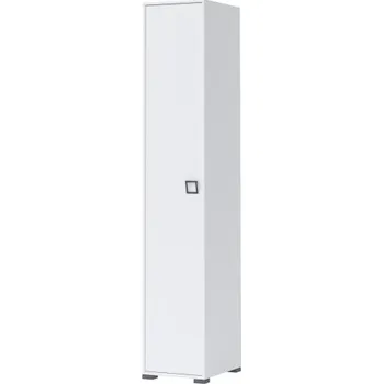 Šatní skříň Jednodveřová šatní skříň I Sloane - bílá