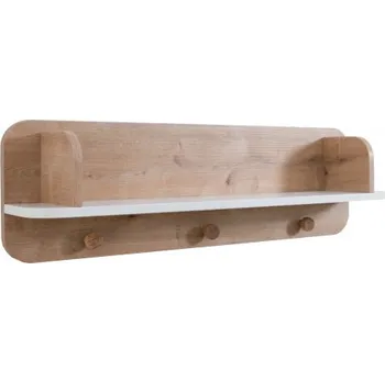 police Dětská závěsná police Ellie - bílá/dub světlý