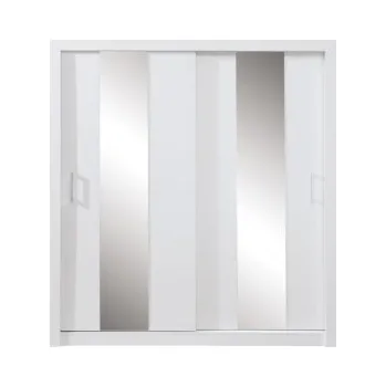 Šatní skříň Šatní skříň Angelika se zrcadlem II - bílá