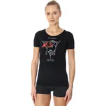 Brubeck dámské tričko SS12720 OUTDOOR WOOL PRO Barva: Černá, Velikost: L