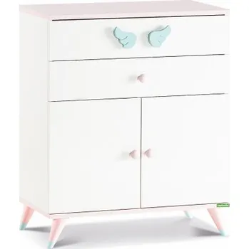 Komoda Komoda Sunbow - béžová/růžová/modrá