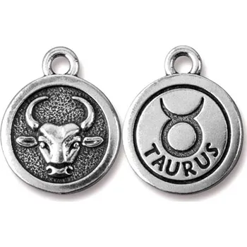 Přívěsek TierraCast přívěsek Taurus Býk starostříbrný