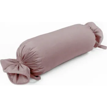 Dekorativní polštářek Sametový polštář válec bonbon Velvet Premium SVP-002 Starorůžový 15x40 cm