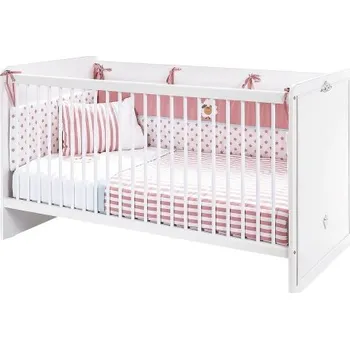 Dětská postýlka Postýlka pro miminko 70x140cm Ema - bílá