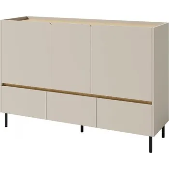 Komoda Široká kombinovaná komoda Hailee - béžová/dub olejovaný