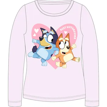 Dívčí oblečení Bluey - licence Dívčí tričko - Bluey 5202225, světle růžová Barva: Růžová, Velikost: 104