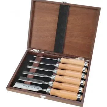 Dláto Sada plochých dlát v přírodní kazetě