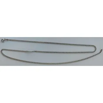 Řetízek Stříbrný řetízek rhodiovaný 50 cm
