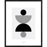 Fotorámeček Kyoto, 40 × 50 cm, dřevěný, černý RA-15104