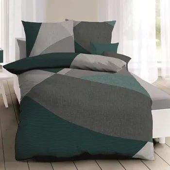 Povlečení Kaeppel | Povlečení Vista smaragd 140x220, 70x90, makosatén