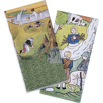 Utěrka Utěrky JOSEF LADA DĚTSKÉ HRY V LÉTĚ, zelená, 2 kusy 50x64cm