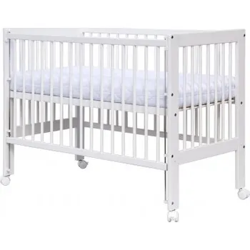 Dětská postýlka Dětská postýlka se stahovacím bokem Kamila - bílá/borovice