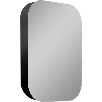 Koupelnový nábytek Aluminio Square Zrcadlová skříňka, 40 × 60 × 13 cm, černá 50130