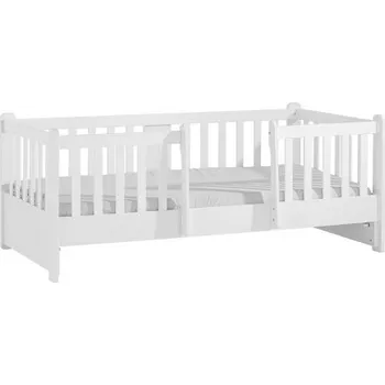 Dětská postel Dětská postel 90x200cm se zábranami Elsa - bílá