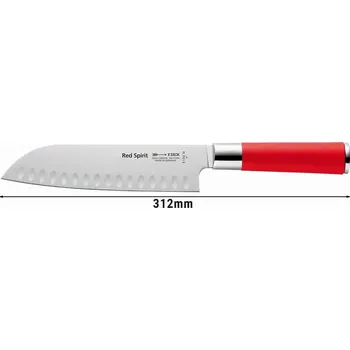 Kuchyňský nůž G.Gastro Red Spirit Santoku nůž 180 mm